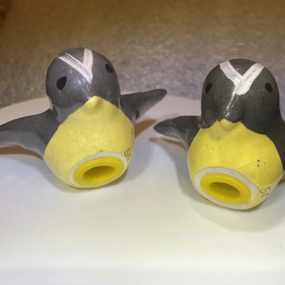 70’s Vintage Rare St Croix Ceramic Bird Salt and Pepper Shakers